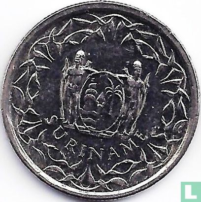 Suriname 25 cent 2012 (zonder muntteken) - Afbeelding 2