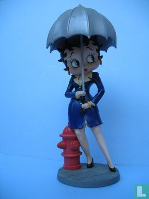 Betty Boop met paraplu - Afbeelding 1