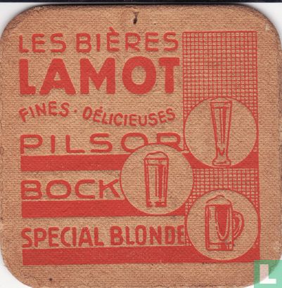 Les bières Lamot Pilsor Bock Special Blonde