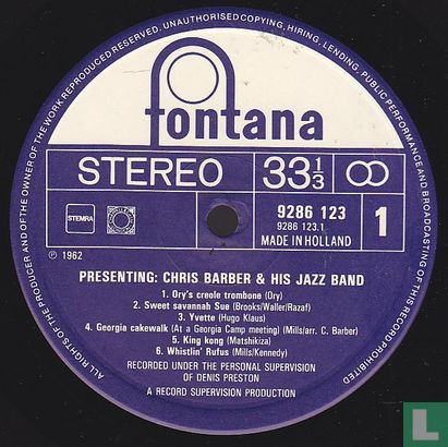Presenting: Chris Barber & His Jazzband  - Afbeelding 3