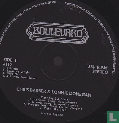 Chris Barber Lonnie Donegan  - Afbeelding 3