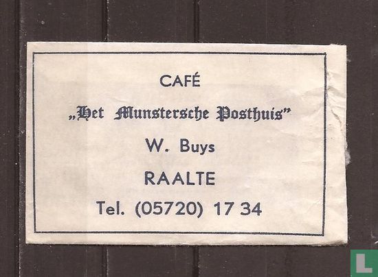 Cafe "Het Munstersche Posthuis" - Image 1