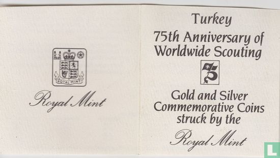 Turkije 3000 lira 1982 "75th anniversary Founding of the scout movement" - Afbeelding 3