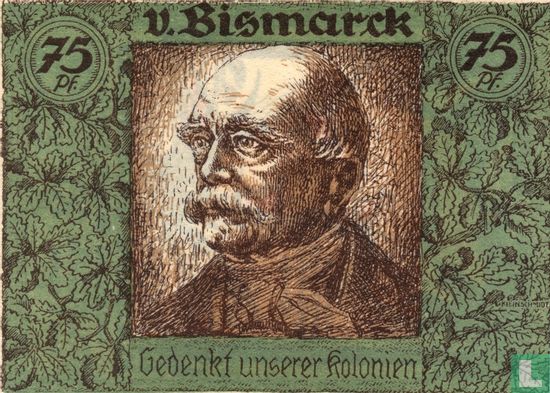 Berlin 75 Pfennig, Hanseatischer Kolonial Gedenktag (6) - Image 1