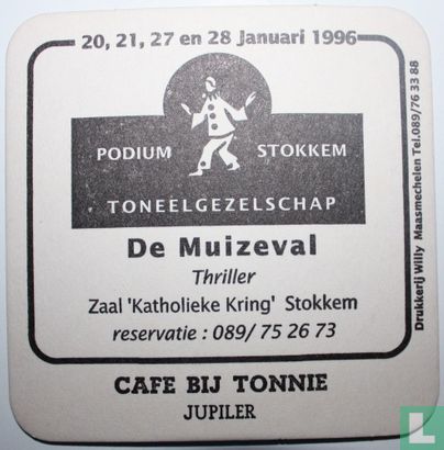 Podium Stokkem Toneelgezelschap De Muizeval Cafe Bij Tonnie