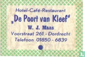 Hotel Café Restaurant De Poort van Kleef - W.J.Maas