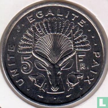 Djibouti 5 francs 1986 - Image 2