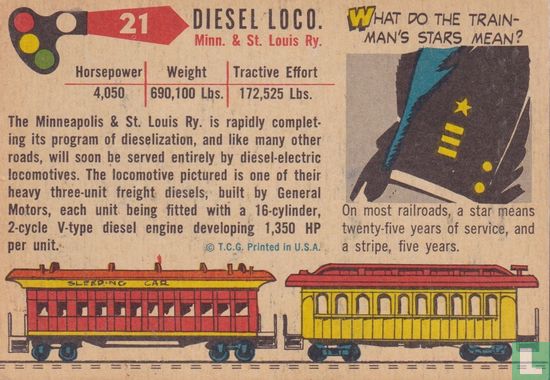 Diesel Loco, Minneapolis & St. Louis Ry. - Afbeelding 2