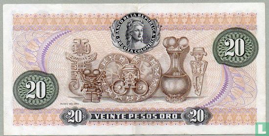 Colombia 20 Pesos Oro 1981 - Image 2
