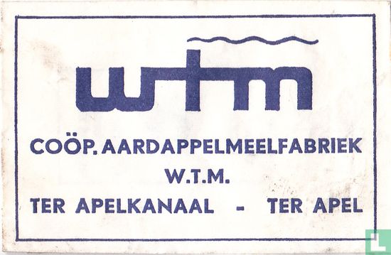 Coöp. Aardappelmeelfabriek W.T.M. - Image 1