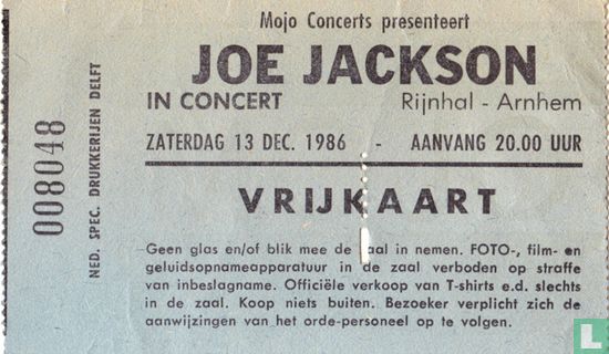 19861213 Joe Jackson