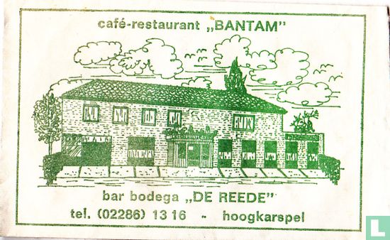Café Restaurant "Bantam" - Bild 1