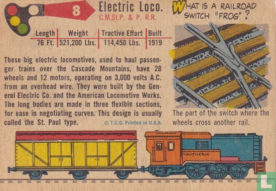 Electric Locomotive, C. M. St. P. & P. RR - Image 2