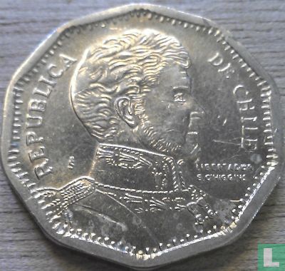 Chili 50 pesos 2010 - Afbeelding 2