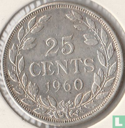Libéria 25 cents 1960 - Image 1