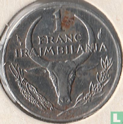 Madagaskar 1 franc 1993 - Afbeelding 2