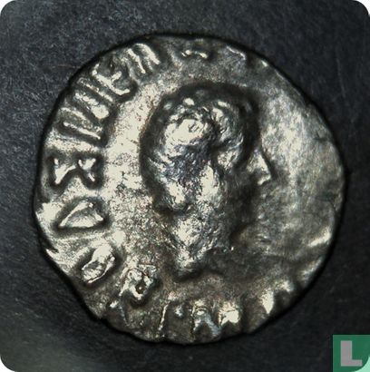 Indo-skythischen Königreich Baktrien, AR-Drachme, 40-1 v. Chr., Hermaios var. - Bild 1