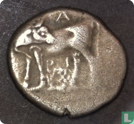 Mysië, Parion, AR14 hemidrachme, 400-300 BC, onbekend heerser - Afbeelding 2