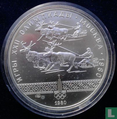Russie 10 roubles 1980 "Summer Olympics in Moscow - Reindeer racing" - Image 1