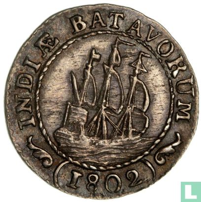 Dutch East Indies 1/8 gulden 1802 (type 1) - Image 1