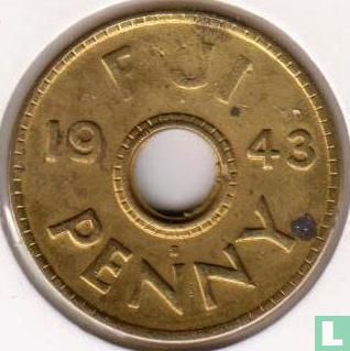 Fiji 1 penny 1943 - Image 1