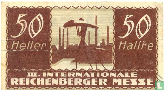 Reichenberger Messe 50 Heller 1922 - Afbeelding 1