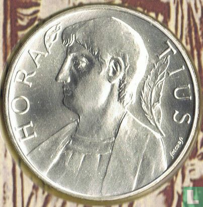 Italië 500 lire 1993 "2000th anniversary Death of Horatius" - Afbeelding 2