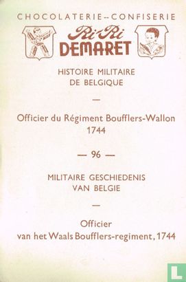 Officier van het Waals Boufflers-regiment; 1744 - Image 2