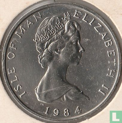 Isle of Man 10 pence 1984 (AA) "Quincentenary of the College of Arms" - Image 1