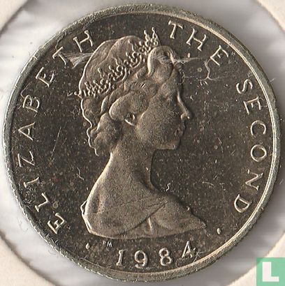 Man 1 pound 1984 (nikkel-messing - AA) "Castletown" - Afbeelding 1