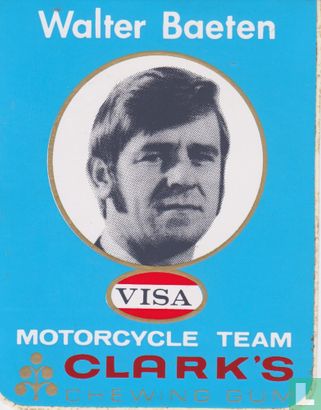 Walter Baeten / VISA Motorcycle team / Clark's Chewing Gum