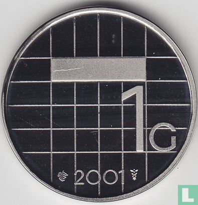 Netherlands 1 gulden 2001 (PROOF) - Image 1