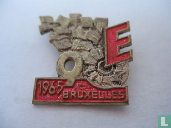 9 E 1965 Bruxelles [rot] - Bild 2