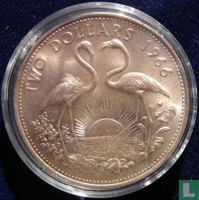 Bahamas 2 dollars 1966 - Image 1
