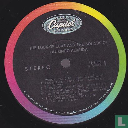 The Look of love and the Sounds of Laurindo Almeida  - Afbeelding 3