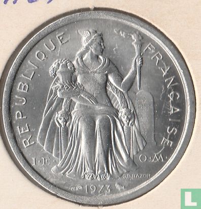 New Caledonia 2 francs 1973 - Image 1