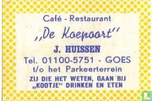 Café Restaurant De Koepoort - J.Huissen