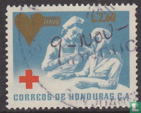 Red Cross with overprint 