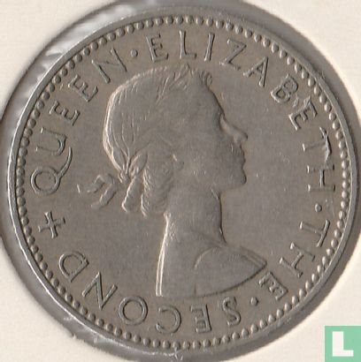 Nouvelle-Zélande 1 shilling 1961 - Image 2