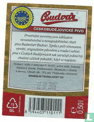 Budweiser Budvar - Afbeelding 2