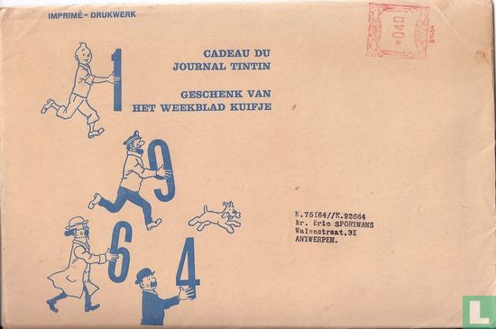 Weekblad Kuifje wenst je een goede reis door 't jaar 1964 - Image 3