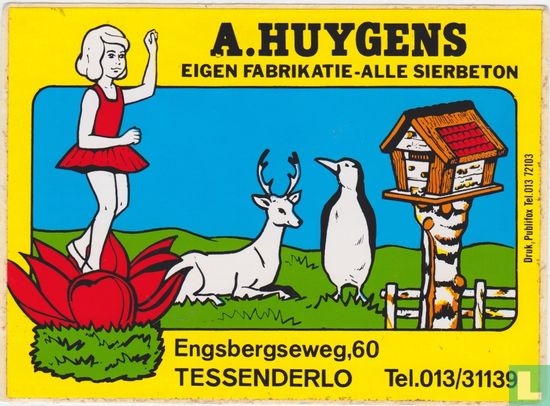 A. Huygens - Eigen fabrikatie - Alle sierbeton