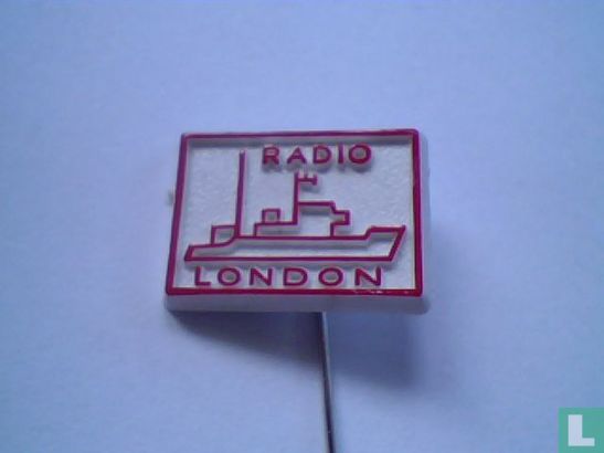 Radio London [rouge sur blanc]