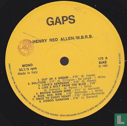 Henry "Red" Allen and the Mills Blue Rhythm Band   - Afbeelding 3