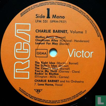 Charlie Barnet, Volume 1 - Image 3