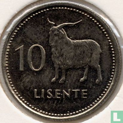 Lesotho 10 lisente 1983 - Image 2