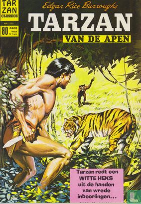 Tarzan redt een witte heks uit de handen van wrede inboorlingen... - Afbeelding 1