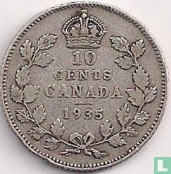 Canada 10 cents 1935 - Afbeelding 1