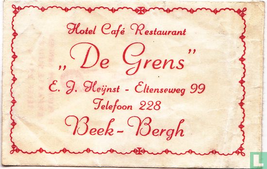 Hotel Café Restaurant "De Grens" - Afbeelding 1