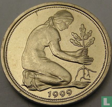 Duitsland 50 pfennig 1999 (F) - Afbeelding 1